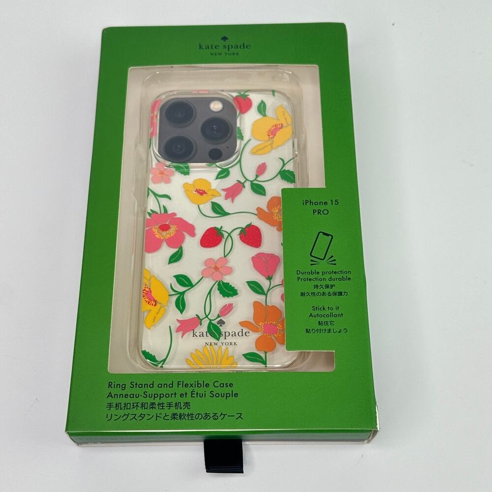 Kate Spade Strawberry Garden Case iPhone 15 Pro